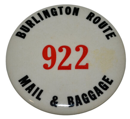 BURLINGTON ROUTE BADGE