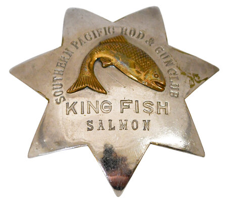 SOUTHERN PACIFIC ROD & GUN CLUB BADGE