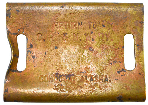 CR&NW RY BAGGAGE TAG