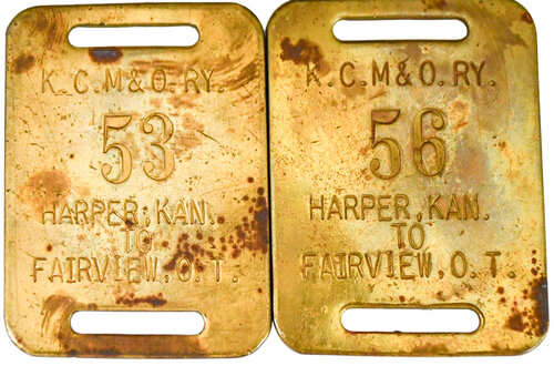 KCM&ORY BAGGAGE TAGS