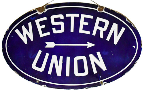 WESTERN UNION SIGN