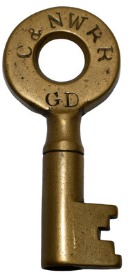 C&NWRR GD KEY