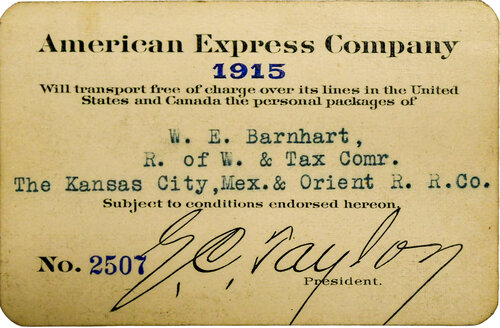 AMERICAN EXPRESS CO. PASS