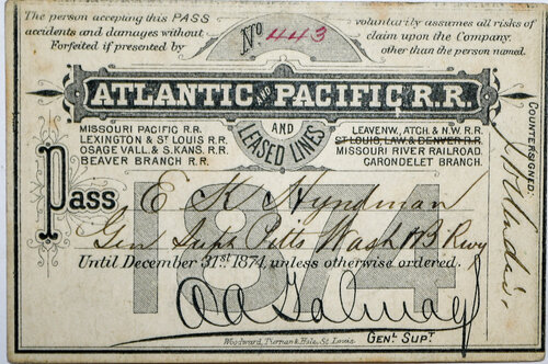 ATLANTIC & PACIFIC RR PASS