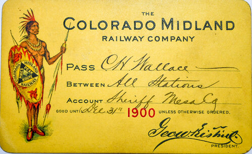 COLORADO MIDLAND RY CO PASS