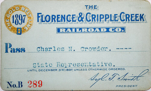 FLORENCE & CRIPPLE CREEK RR PASS