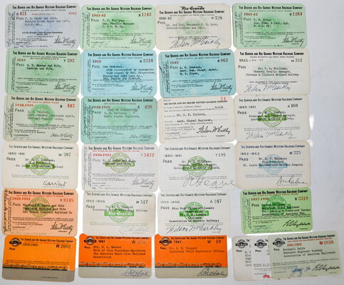 D&RGW PASSES