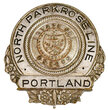 NORTH PARK ROSE LINE BADGE