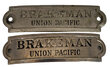 UNION PACIFIC BRAKEMAN BADGES
