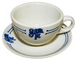 AT&SF BLEEDING BLUE CUP & SAUCER