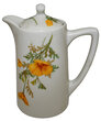 AT&SF CALIFORNIA POPPY CHOCOLATE POT