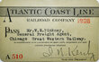 ATLANTIC COAST LINE PASS