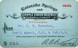 COLORADO SPRINGS & CRIPPLE CREEK DISTRICT RY PASS