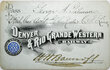 DENVER & RIO GRANDE WESTERN RY PASS