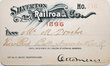 SILVERTON RAILROAD CO PASS