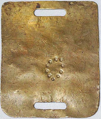 BURLINGTON ROUTE BAGGAGE TAG