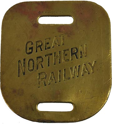 GREAT NORTHERN RAILWAY BAGGAGE TAG