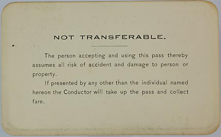 KICKAPOO VALLEY & NORTHERN RAILWAY PASS
