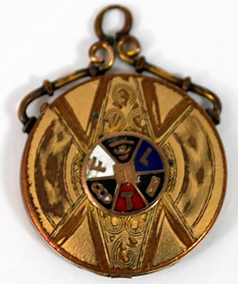 BROTHERHOOD OF RAILROAD TRAINMAN WATCH FOB