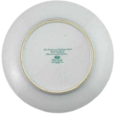 ILLINOIS CENTRAL FRENCH QUARTER SERVICE PLATE