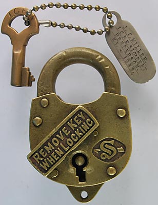 ILLINOIS CENTRAL SIGNAL LOCK