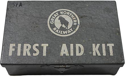 GREAT NORTHERN RAILWAY FIRST AID KIT