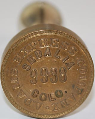 ADAMS EXPRESS COMPANY WAX SEAL
