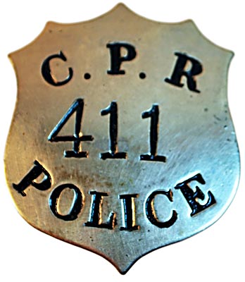 CPR 411 POLICE BADGE