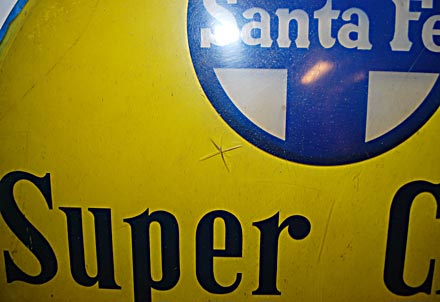 SANTA FE SUPER CHIEF EL CAPITAN DRUMHEAD