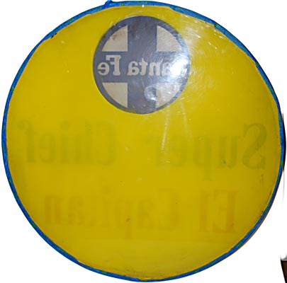 SANTA FE SUPER CHIEF EL CAPITAN DRUMHEAD