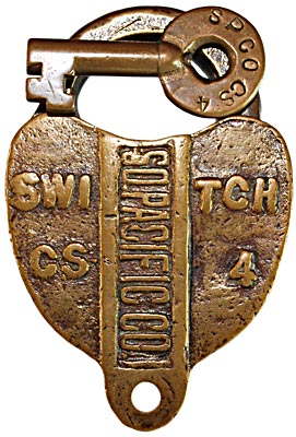 SO.PACIFIC CO SWITCH CS4 LOCK