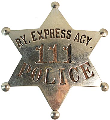 RY EXPRESS AGY 111 POLICE BADGE