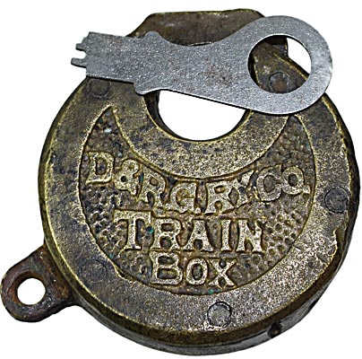 D&RGRY CO TRAIN BOX LOCK