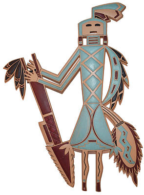 SANTA FE WALL PLAQUE